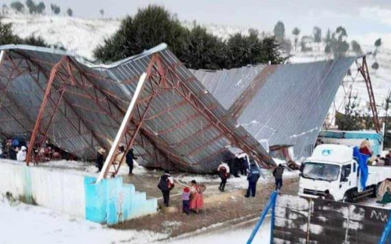 Un total de 5 muertos fue el saldo que dejó la caída de un techo en plena graduación