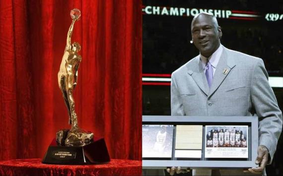 NBA nombra el trofeo MVP como Michael Jordan