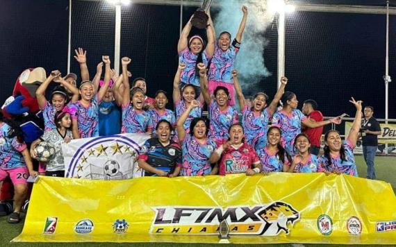 Gafi FC se coronó campeón de la Liga de las Estrellas femenil de Chiapas