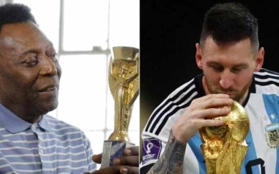 Pelé dedica emotivas palabras a Messi desde el hospital