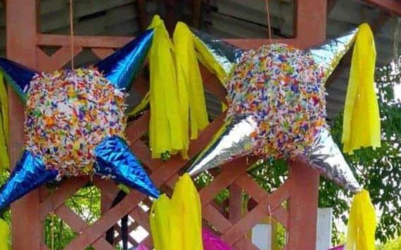 Vendedores de piñatas en Jonuta, han notado incremento en sus ventas por temporada
