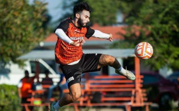 El futbolista tabasqueño, Marco Montelongo redobla esfuerzo en la pretemporada de Correcaminos
