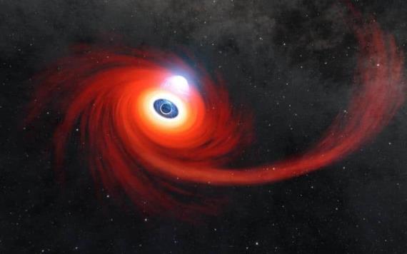 NASA observa agujero negro devorando una estrella