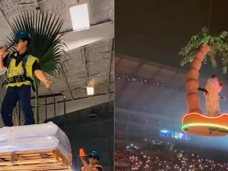 Empleados recrean concierto de Bad Bunny en el trabajo Empleados recrean concierto de Bad Bunny en el trabajo