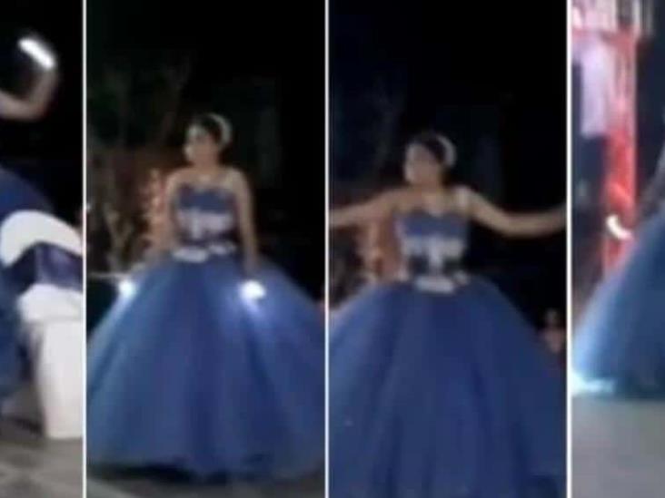 Joven arruina la coreografía de su amiga quinceañera por error Joven arruina la coreografía de su amiga quinceañera por error