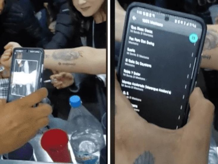 Mujer se tatuó código a QR con playlist de Spotify para la fiesta Mujer se tatuó código a QR con playlist de Spotify para la fiesta