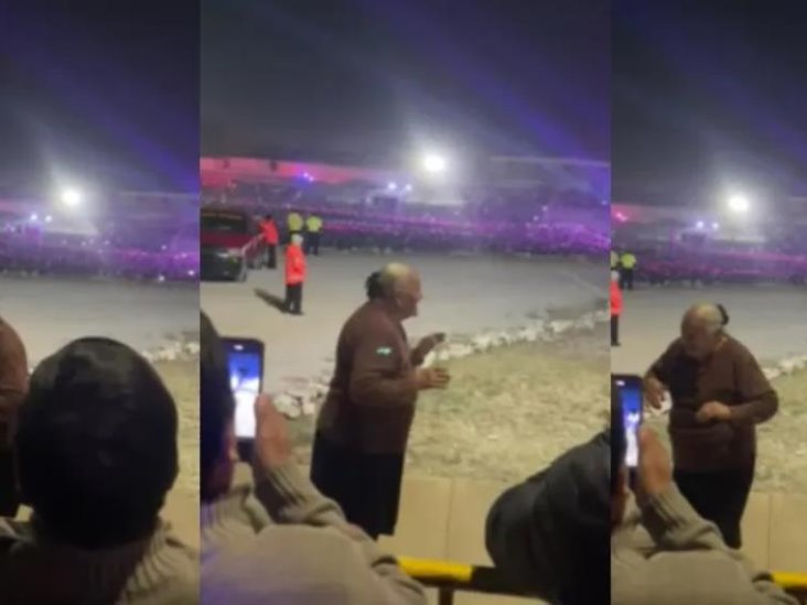 Captan a abuelita bailando sola durante concierto de Julión Álvarez en La Laguna Captan a abuelita bailando sola durante concierto de Julión Álvarez en La Laguna