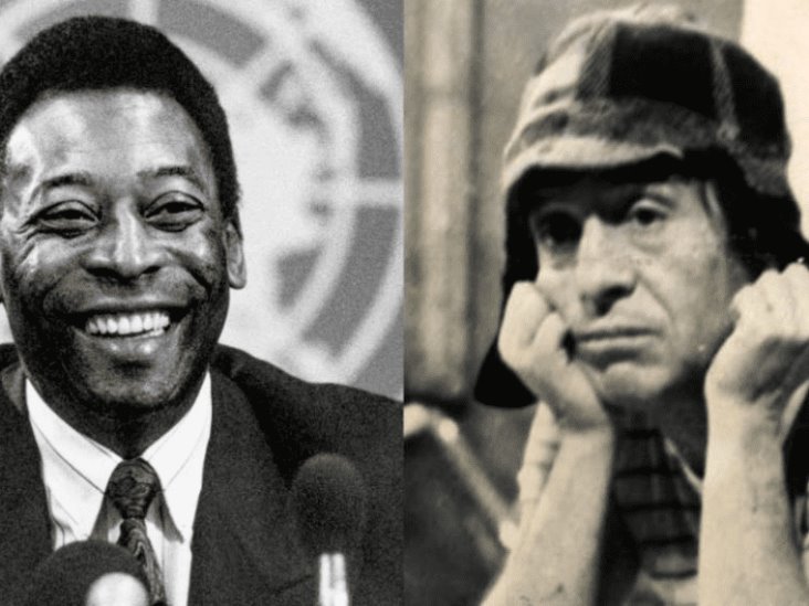 Pelé quería hacer película con Roberto Gómez Bolaño, Chespirito Pelé quería hacer película con Roberto Gómez Bolaño, Chespirito