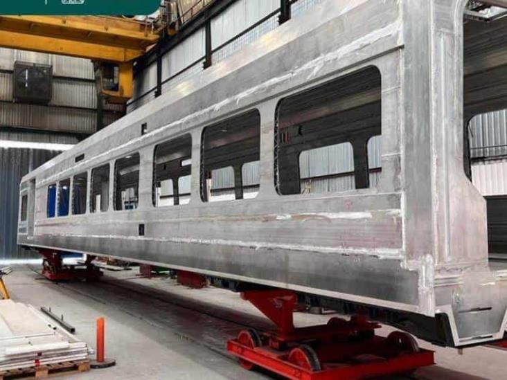 Avanza fabricación de trenes por manos mexicanas; terminada, caja principal del primer vagón del Tren Maya Avanza fabricación de trenes por manos mexicanas; terminada, caja principal del primer vagón del Tren Maya