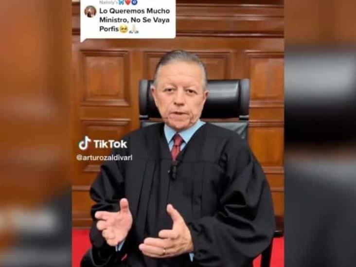 Arturo Zaldívar aseguró que no dejará TikTok tras concluir su periodo como presidente en la SCJN Arturo Zaldívar aseguró que no dejará TikTok tras concluir su periodo como presidente en la SCJN