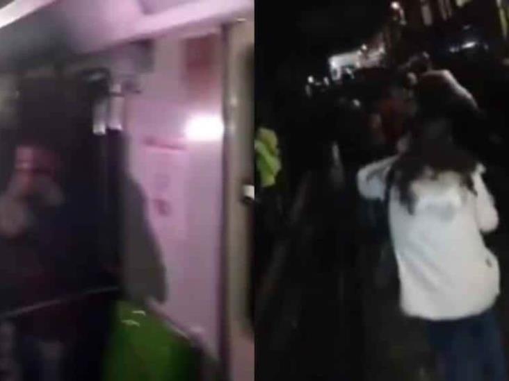 Video muestra el miedo que vivieron pasajeros del Metro CDMX