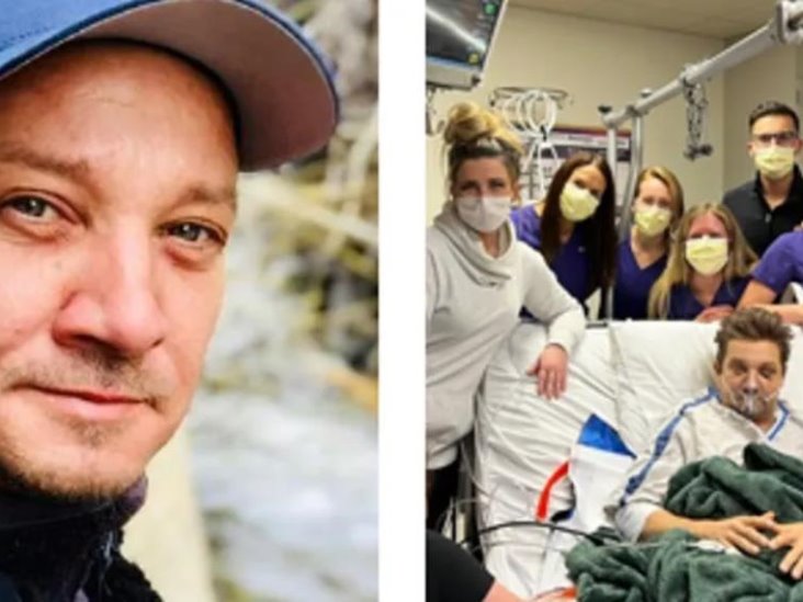 Jeremy Renner celebra su cumpleaños 52 en el hospital; comparte foto junto a sus doctores Jeremy Renner celebra su cumpleaños 52 en el hospital; comparte foto junto a sus doctores