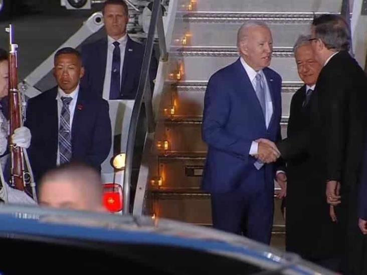 El presidente de Estados Unidos Joe Biden, llega a México El presidente de Estados Unidos Joe Biden, llega a México