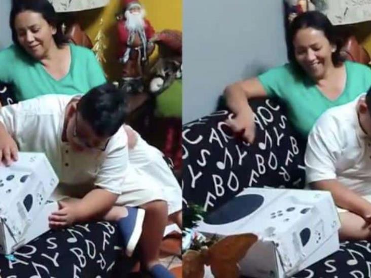 Le dan un radio en caja de Xbox y berrinche de niño se hace viral Le dan un radio en caja de Xbox y berrinche de niño se hace viral