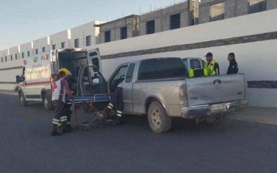 Albañil sufre traumatismo de cráneo al caerle barda encima en Torreón