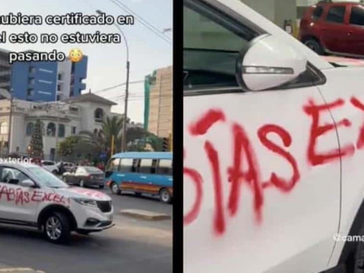 Rayan camioneta de joven por no saber usar Excel: "Arruinaste el proyecto" Rayan camioneta de joven por no saber usar Excel: "Arruinaste el proyecto"