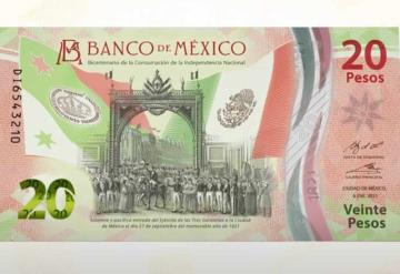 Nuevo billete de 20 pesos dejará de circular