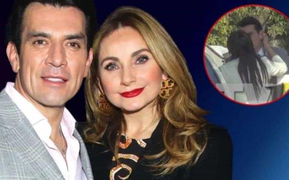 Captan al actor Jorge Salinas siendo infiel a su esposa con su nutrióloga