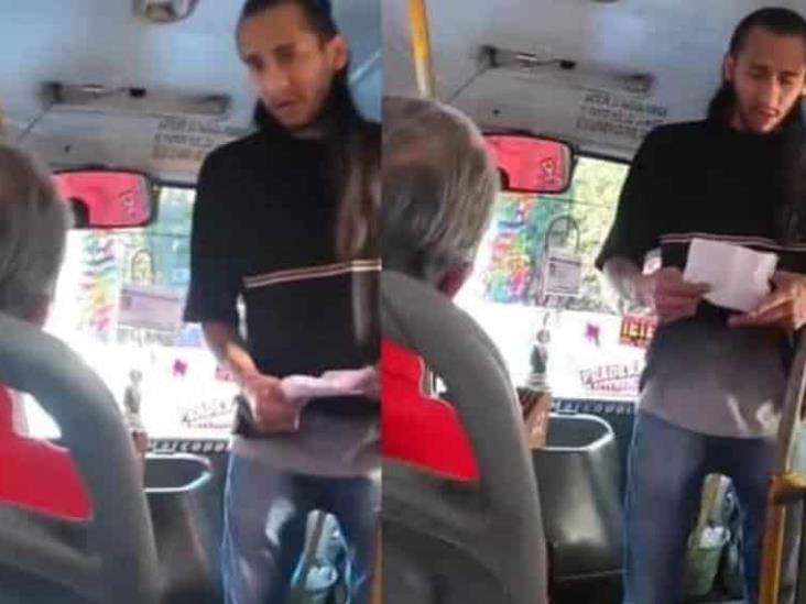 Es mi primer día: Asaltante se pone nervioso durante atraco y lo regañan Es mi primer día: Asaltante se pone nervioso durante atraco y lo regañan