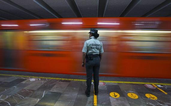 Disminuyen delitos y hechos atípicos" en el Metro por presencia de la GN
