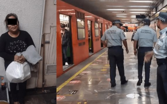 ´Fue un accidente´; Mujer acusada de sabotaje por tirar aspas a vías del Metro da su versión