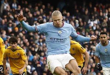 Manchester City doma a los Wolves con hat-trick de Haaland