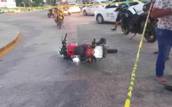 Motociclista perdió la vida inmediatamente en fuerte accidente