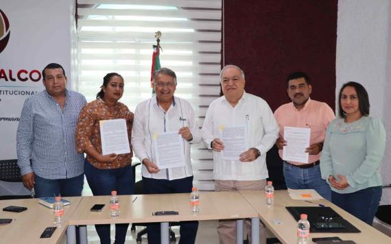 Ayuntamiento de Comalcalco y Gobierno de Tabasco firman convenio de coordinación administrativa