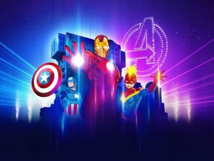 Más de 500 drones iluminan el cielo de París con superhéroes de Marvel Más de 500 drones iluminan el cielo de París con superhéroes de Marvel