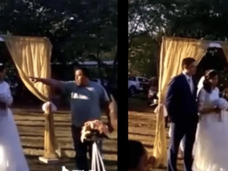 Padre de la novia impide la boda; descubre engaño del yerno Padre de la novia impide la boda; descubre engaño del yerno