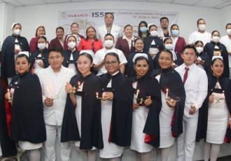 Estudiantes de Enfermería de la UJAT culminaron su Servicio Social en el ISSET