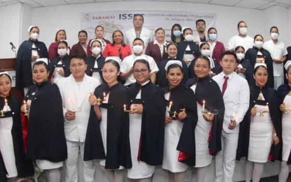 Estudiantes de Enfermería de la UJAT culminaron su Servicio Social en el ISSET