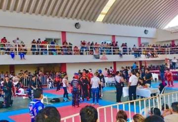 Concluye con éxito el Campeonato Estatal de Kickboxing Guerreros Chontal 2023 en Macuspana