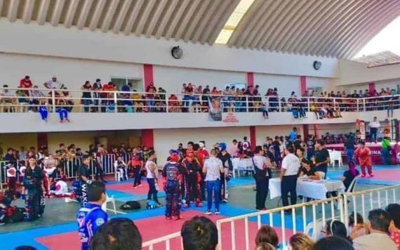 Concluye con éxito el Campeonato Estatal de Kickboxing Guerreros Chontal 2023 en Macuspana