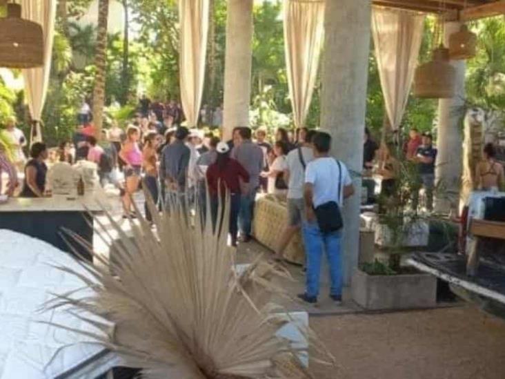Desalojan hoteles de Tulum con todo y huéspedes Desalojan hoteles de Tulum con todo y huéspedes