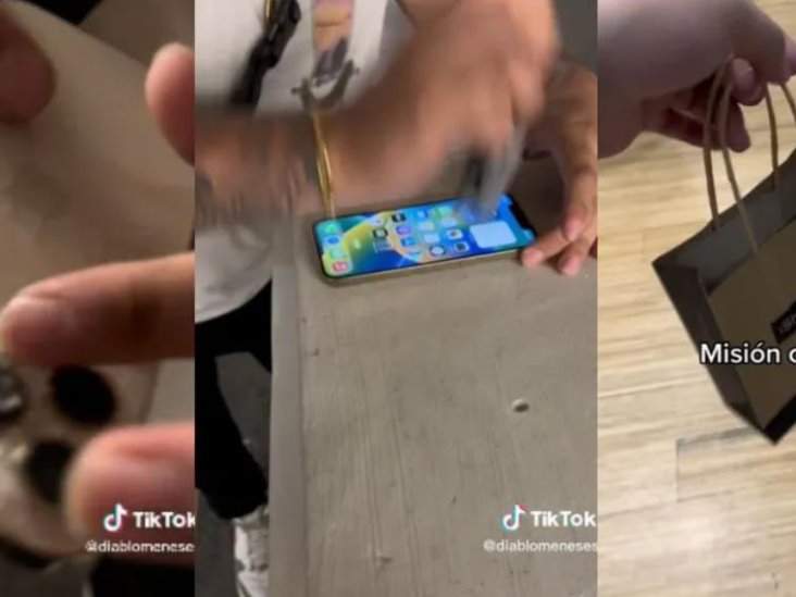 Hombre destroza su propio iPhone para cambiarlo por uno nuevo con garantía AppleCare; esto pasó Hombre destroza su propio iPhone para cambiarlo por uno nuevo con garantía AppleCare; esto pasó