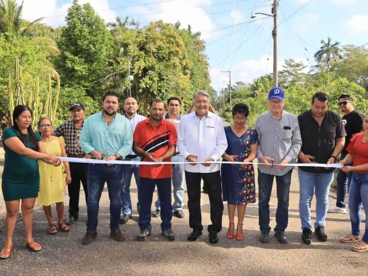 Inauguran importante obra de pavimentación en Progreso Tular 1ra sección Inauguran importante obra de pavimentación en Progreso Tular 1ra sección