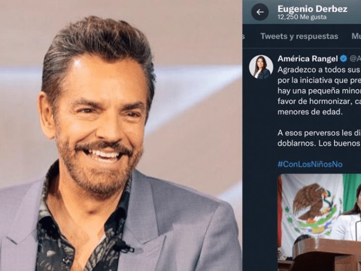 Señalan de "transfóbico" a Eugenio Derbez por iniciativa de diputada panista Señalan de "transfóbico" a Eugenio Derbez por iniciativa de diputada panista