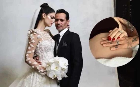Nadia Ferreira y Marc Anthony anuncian la espera de su primer hijo juntos