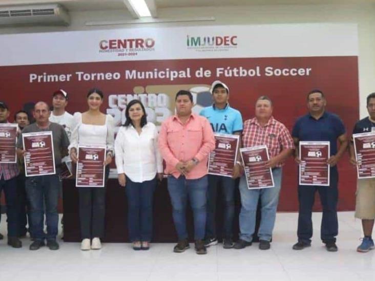 Con mucho entusiasmo fue presentado el Primer Torneo Municipal de Futbol Soccer Centro 2023 Con mucho entusiasmo fue presentado el Primer Torneo Municipal de Futbol Soccer Centro 2023
