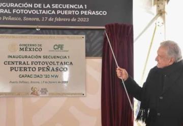 Inaugura AMLO primera fase de Planta Solar