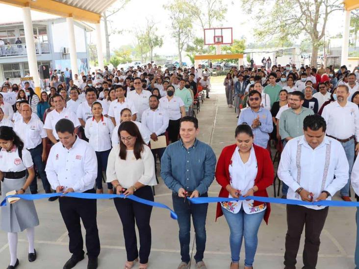 Inauguran obras en Cobatab 06 de Cunduacán Inauguran obras en Cobatab 06 de Cunduacán