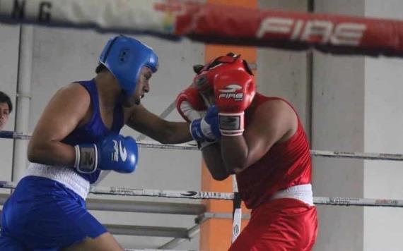 Trepidantes combates se vivieron en las finales del estatal de boxeo rumbo a los Juegos Nacionales CONADE 2023.
