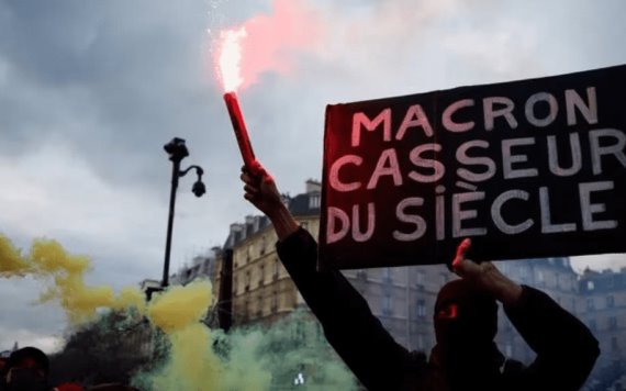 Masiva protesta en Francia contra la reforma de las pensiones