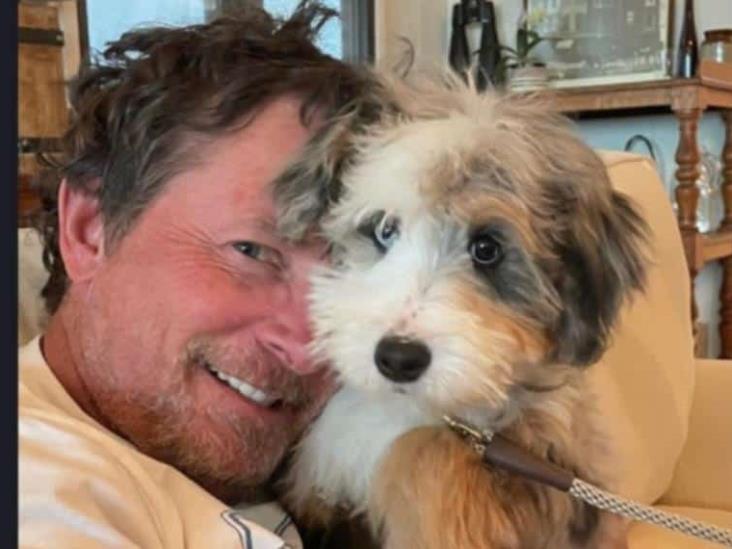 Michael J. Fox ya tiene quién lo cuide y a quién cuidar: Blue, su nueva mascota Michael J. Fox ya tiene quién lo cuide y a quién cuidar: Blue, su nueva mascota