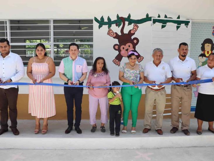 Entregan obra en pro del sector educativo en Cunduacán Entregan obra en pro del sector educativo en Cunduacán