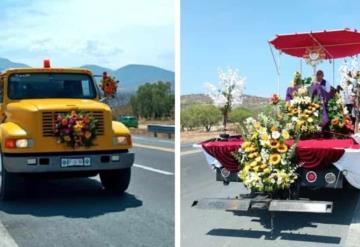 Echan agua bendita en carretera por accidentes