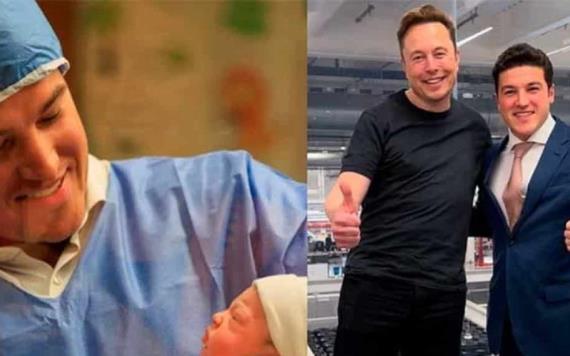 Samuel García pedirá a Elon Musk ser padrino de su hija