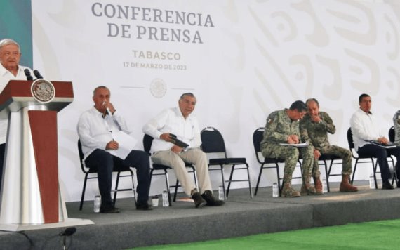 AMLO ofrece conferencia presidencial en Villahermosa