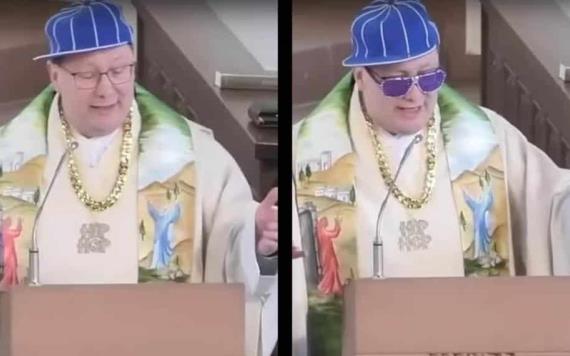 Video: ¡Con mucho flow! Sacerdote da la misa rapeando con sotana, gorra y lentes incluidos